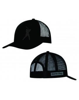 Casquette Snapback Game Day Baseball Noire/noire