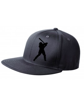 Casquette Flat Snapback Game Day Baseball Charcoal