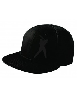 Casquette Flat Snapback Game Day Baseball Noire