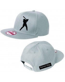 Casquette Flat Snapback Game Day Baseball Grise