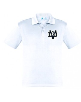 Polo Biz Ace Mustangs - Blanc