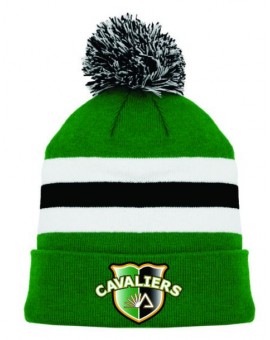 Tuque Ak Team Pompon Cavaliers - Vert/noir/blanc