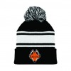 Tuque Ak Team Pompon - Renards - Noir/blanc