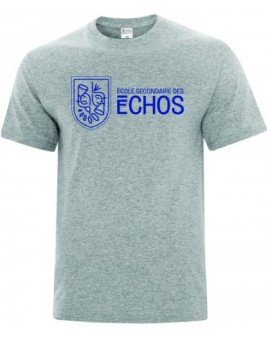 T-shirt Atc 50% Coton / 50% Polyester - Echos Gris