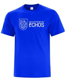 T-shirt Atc 50% Coton / 50% Polyester - Echos Bleu