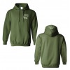 Hoodie Gildan 50/50 - Finissants Esn - Vert Kaki